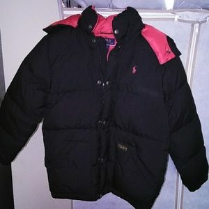Black Ralph Lauren puffer